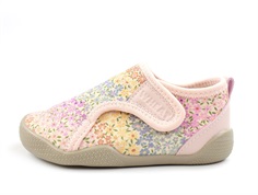 Wheat rainbow flowers bathing shoes/sandals Shawn